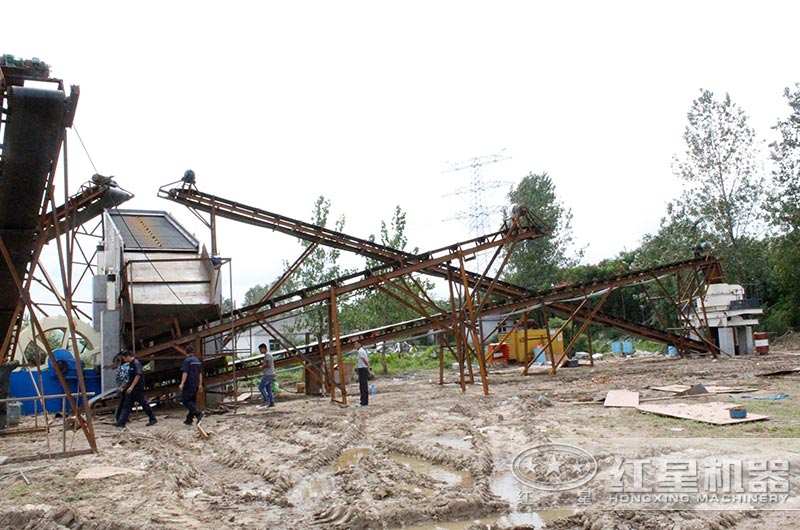 制砂+洗山沙生产线 制砂+洗山沙生产线