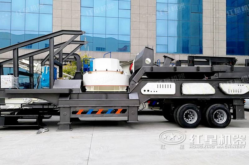 移动式河卵石制砂机设备,一键操控,随地移动 移动式河卵石制砂机设备,一键操控,随地移动