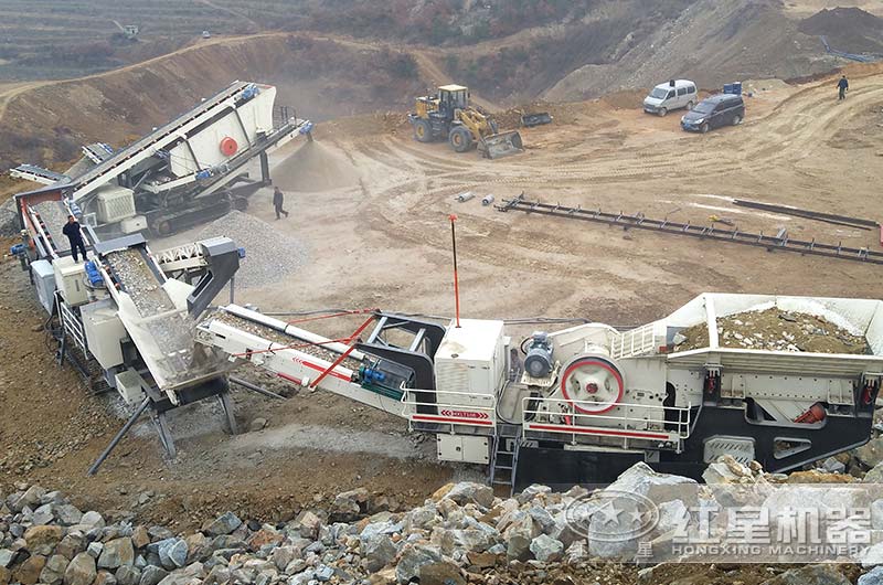 加工石头的机器作业现场图片 加工石头的机器作业现场图片