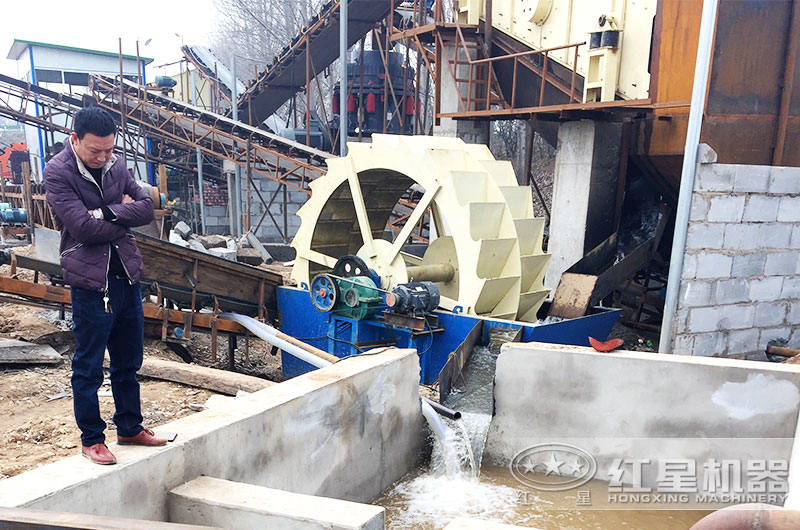 洗砂机旁边配置沉淀池 洗砂机旁边配置沉淀池