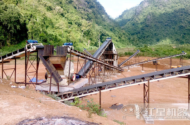 水泥破碎生产现场 水泥破碎生产现场
