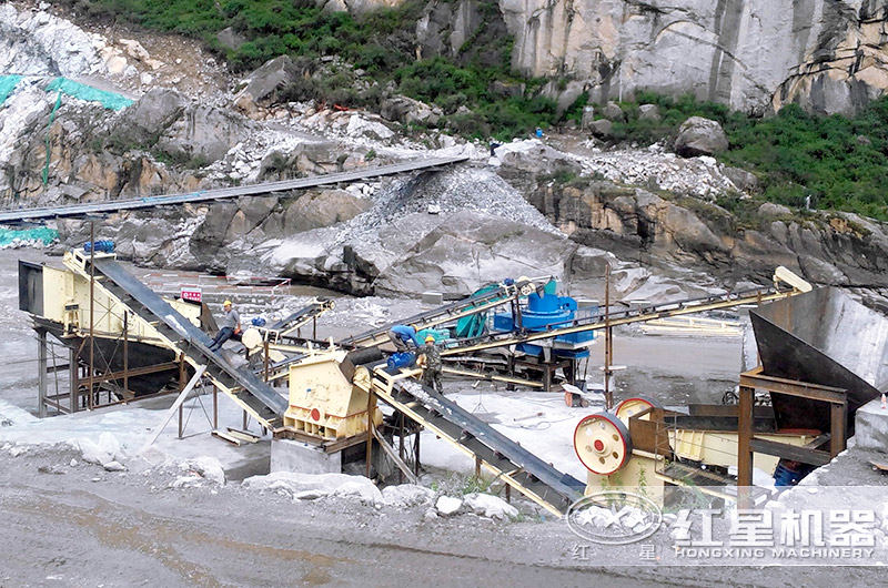 碎石变沙生产现场 碎石变沙生产现场