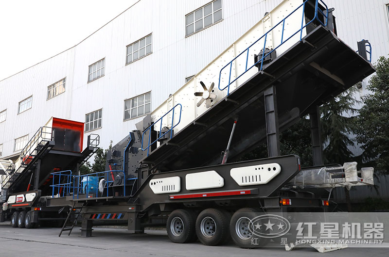 车载式移动磕石机厂区实拍图 车载式移动磕石机厂区实拍图