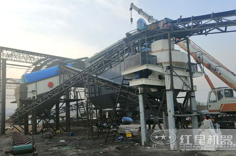 保定曲阳一小时300-500吨打沙机生产现场 保定曲阳一小时300-500吨打沙机生产现场