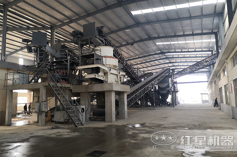 大型室内环保砂石生产线 大型室内环保砂石生产线