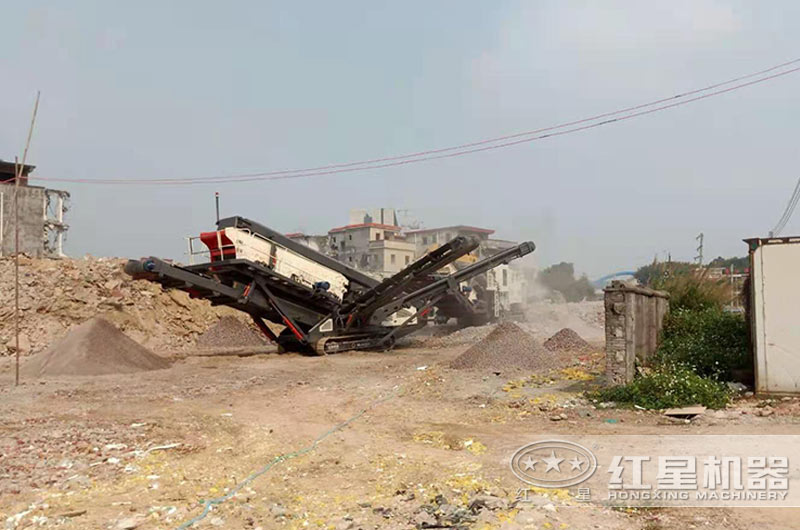 建筑废料处理现场 建筑废料处理现场
